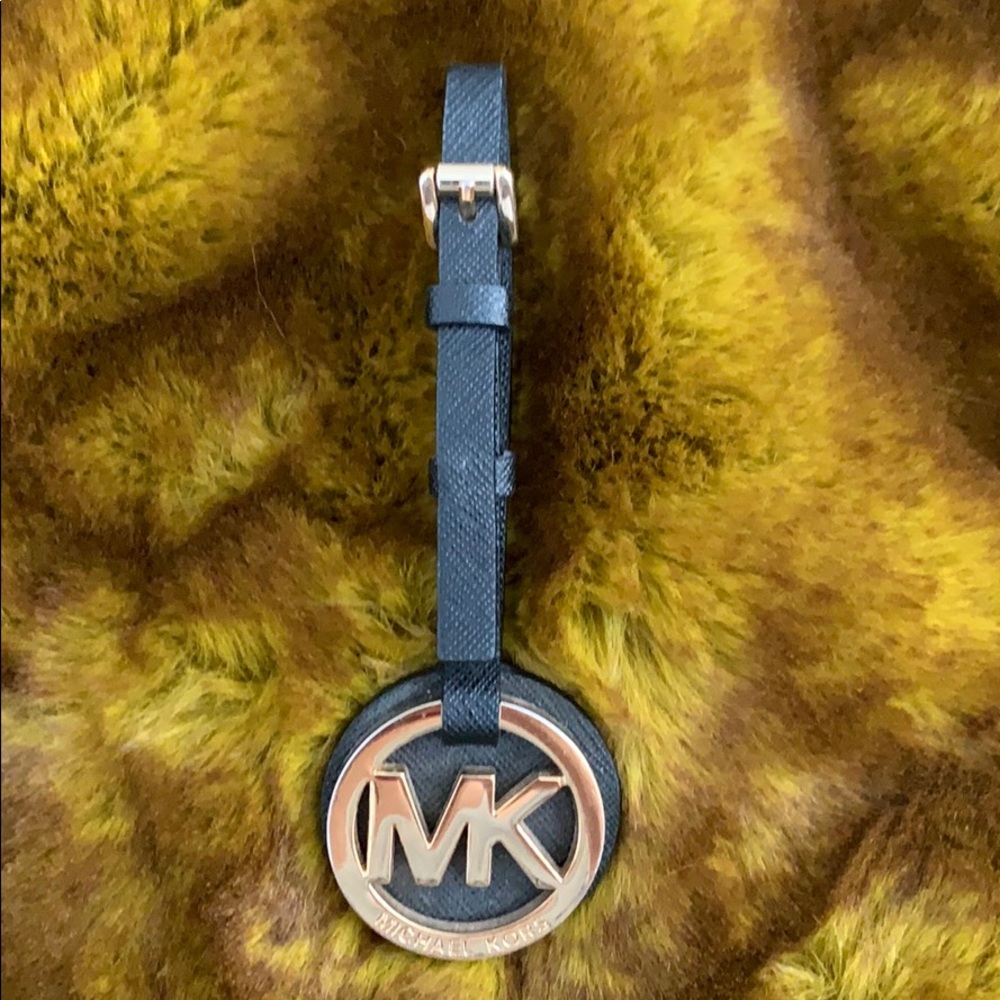 Michael Kors Saffiano Leather Keychain/Purse Charm